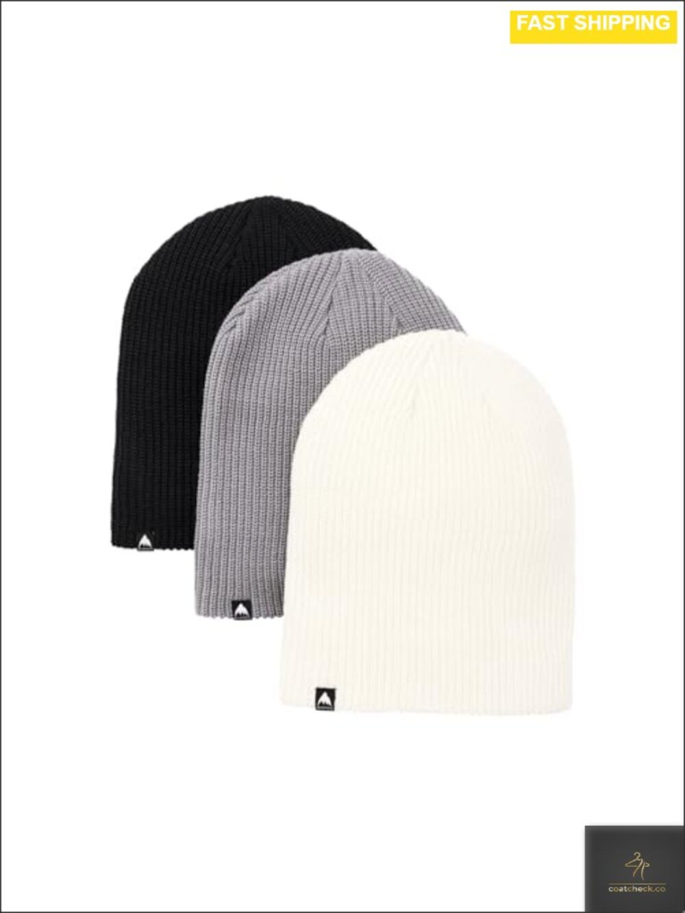 Recycled Polyester Beanie 3-Pack Low Profile Unisex